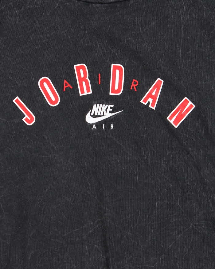 Vintage Nike Air Jordan Cement Spell Out Long Sleeve T-Shirt - XXL
