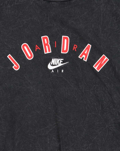 Vintage Nike Air Jordan Cement Spell Out Long Sleeve T-Shirt - XXL