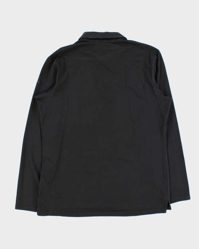 Arc'teryx Black Captive Long Sleeve Polo Shirt - L
