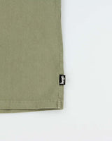 Vintage Stussy Khaki Thick Cotton Crewneck T-Shirt - L