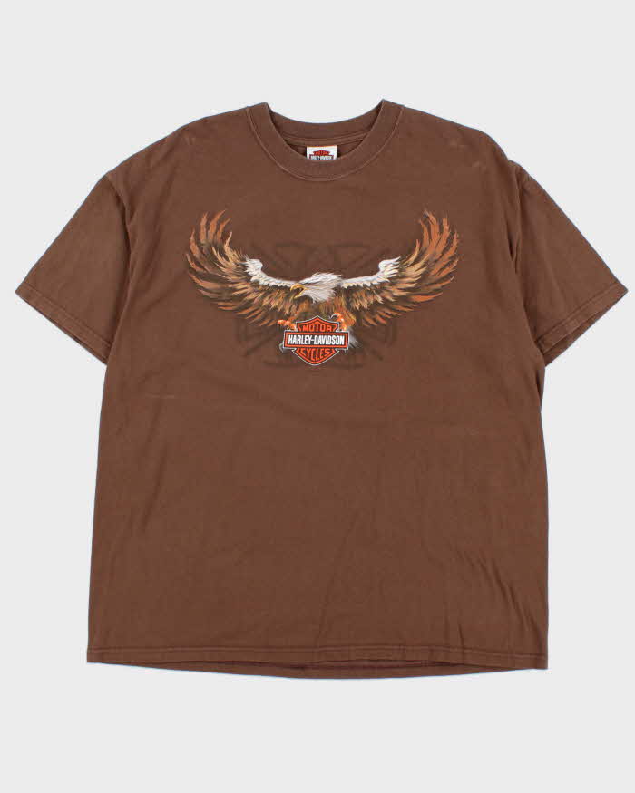 Vintage 00s Harley Davidson Hanes Beefy Crewneck T-Shirt - XL