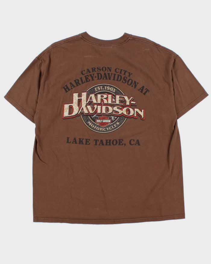 Vintage 00s Harley Davidson Hanes Beefy Crewneck T-Shirt - XL