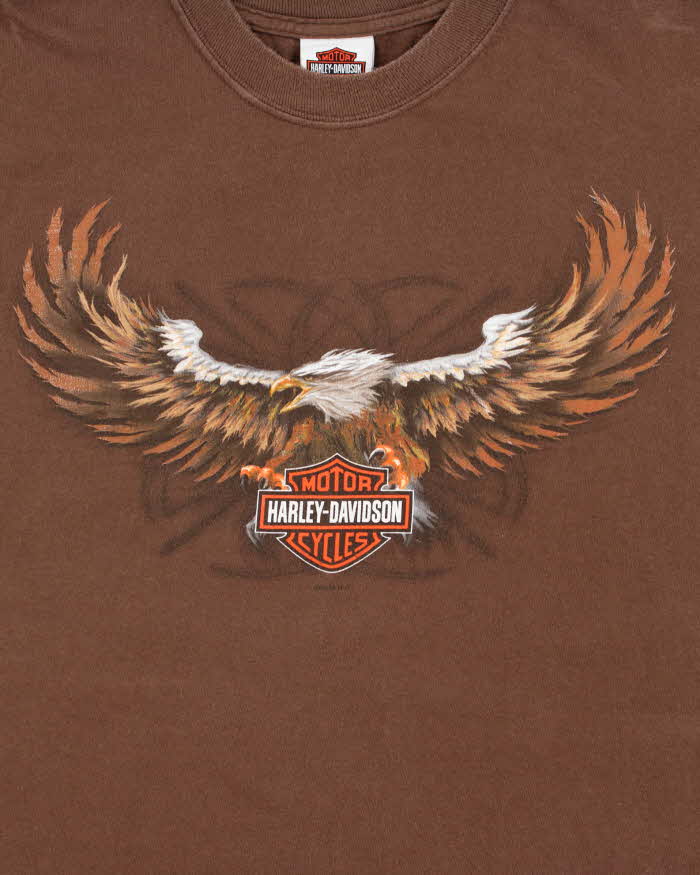 Vintage 00s Harley Davidson Hanes Beefy Crewneck T-Shirt - XL