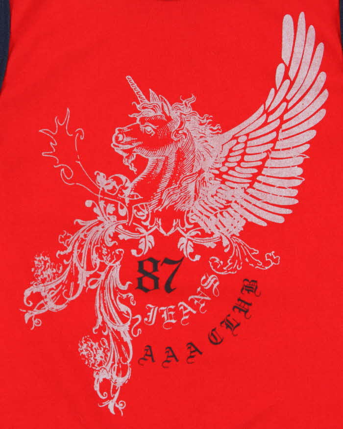 Vintage Y2K 00s Graphic Fitted Vest - S