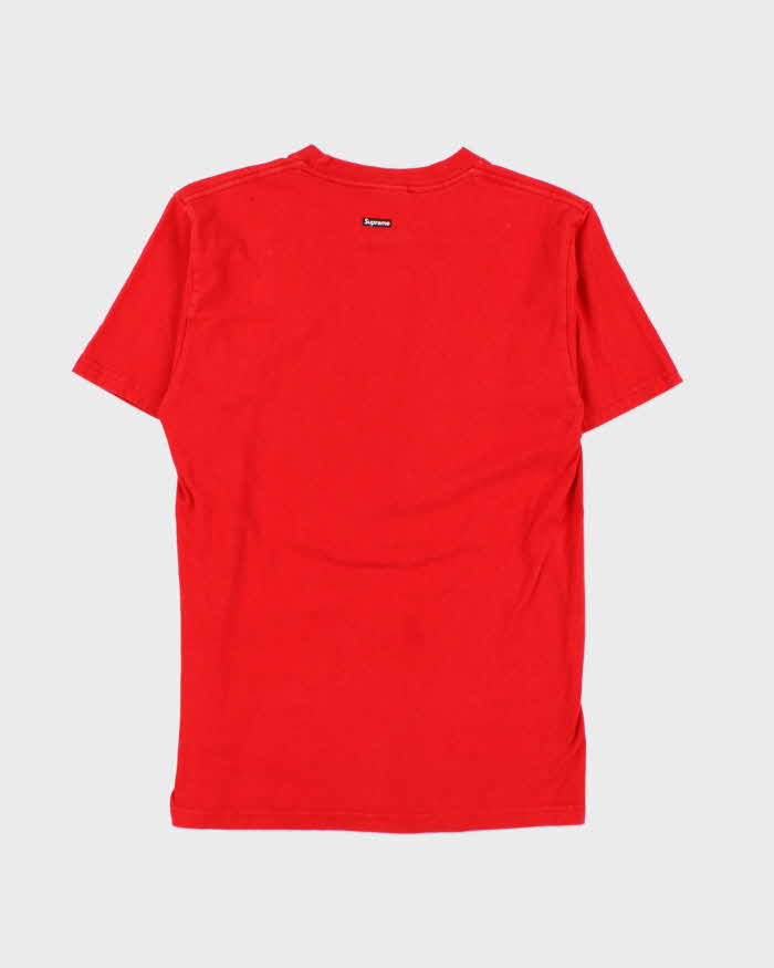 SS2017 Supreme Micheal Jackson Red Crewneck T-Shirt - M