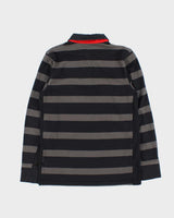Vintage 00s Nike Toulouse RFC Striped Rugby Shirt - M