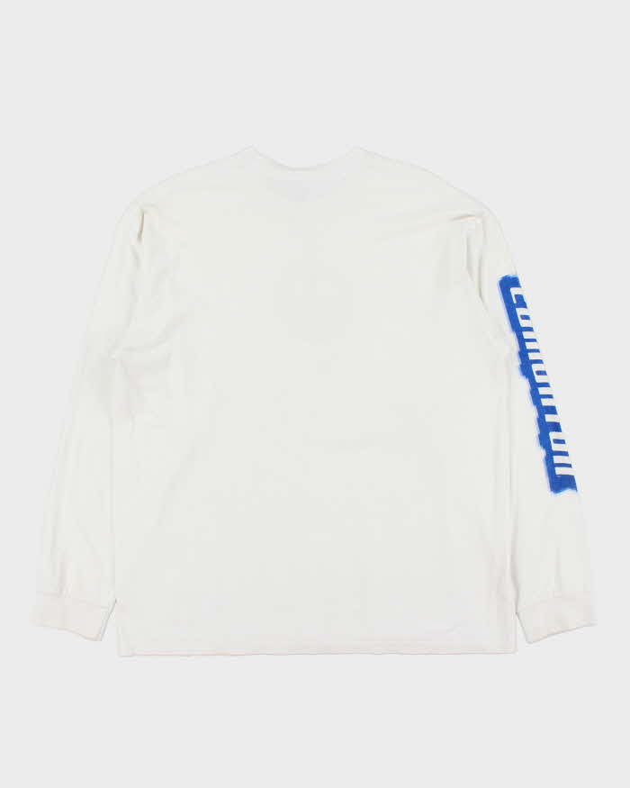 Vintage 00s Nike Centre Swoosh Edmonton Oilers NHL Long Sleeve T-Shirt - L