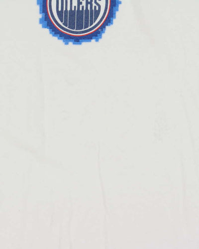 Vintage 00s Nike Centre Swoosh Edmonton Oilers NHL Long Sleeve T-Shirt - L