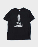 Vintage 1990s Spanish Simpsons Homer Godfather T-Shirt - L
