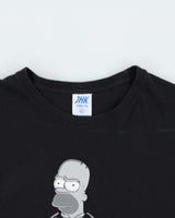 Vintage 1990s Spanish Simpsons Homer Godfather T-Shirt - L