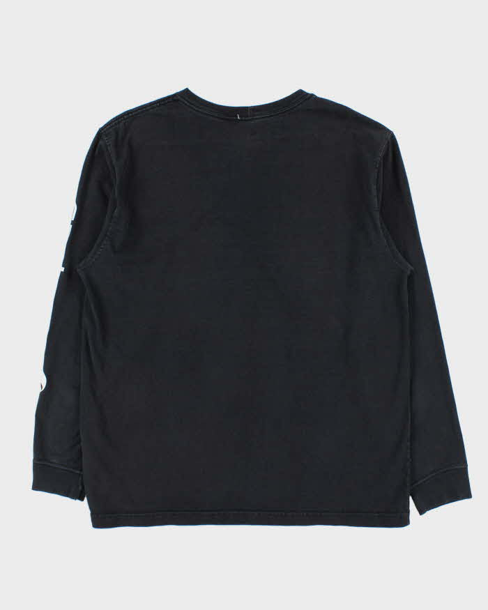 Vintage Carhartt Sleeve Logo Navy Long Sleeve T-Shirt - M