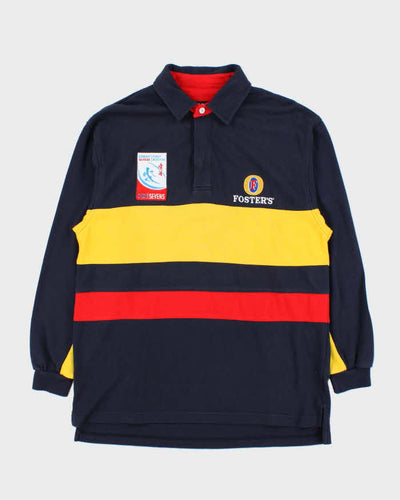 Vintage 00s Hong Kong Sevens Fosters Oversized Rugby Shirt - S