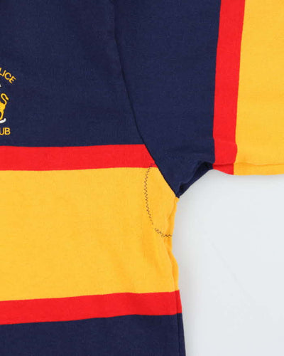 Vintage 1990s Barbarian Rugby Wear Calgary Police RC Rugby Shirt - XL