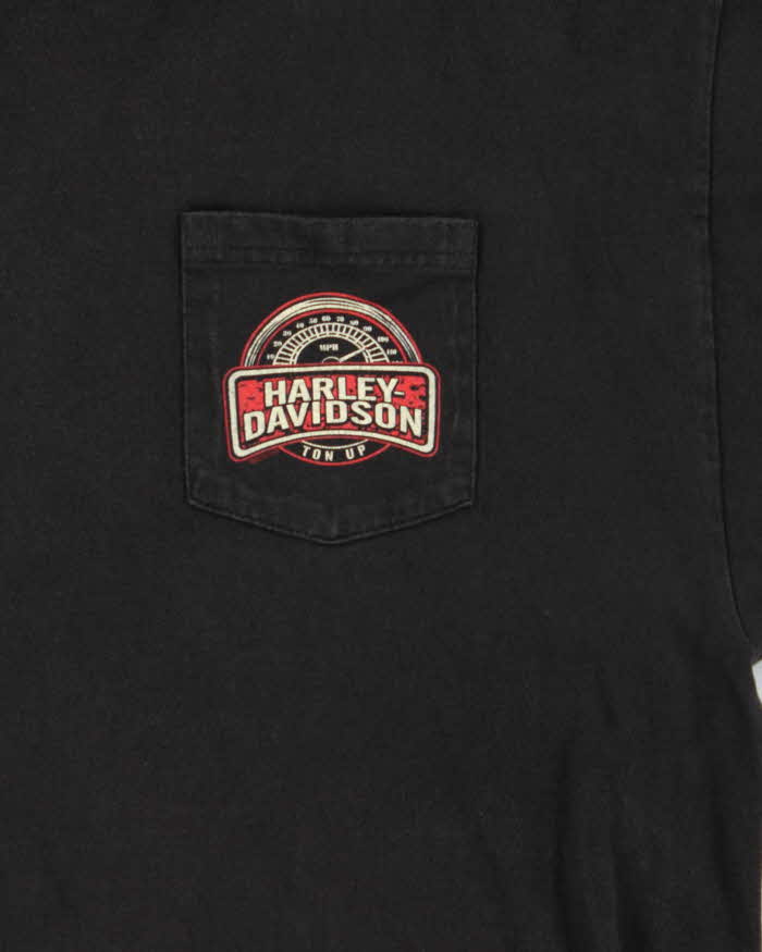 Vintage Harley Davidson Kootenays Canada Long Sleeve T-Shirt - XXL