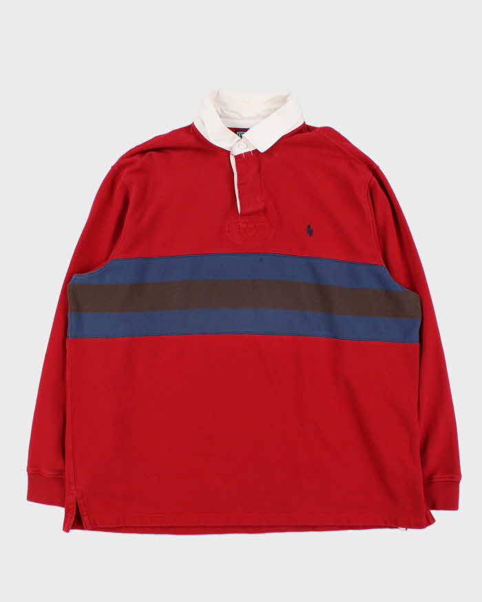 Vintage Y2K 00s Polo Ralph Lauren Rugby Shirt - XL