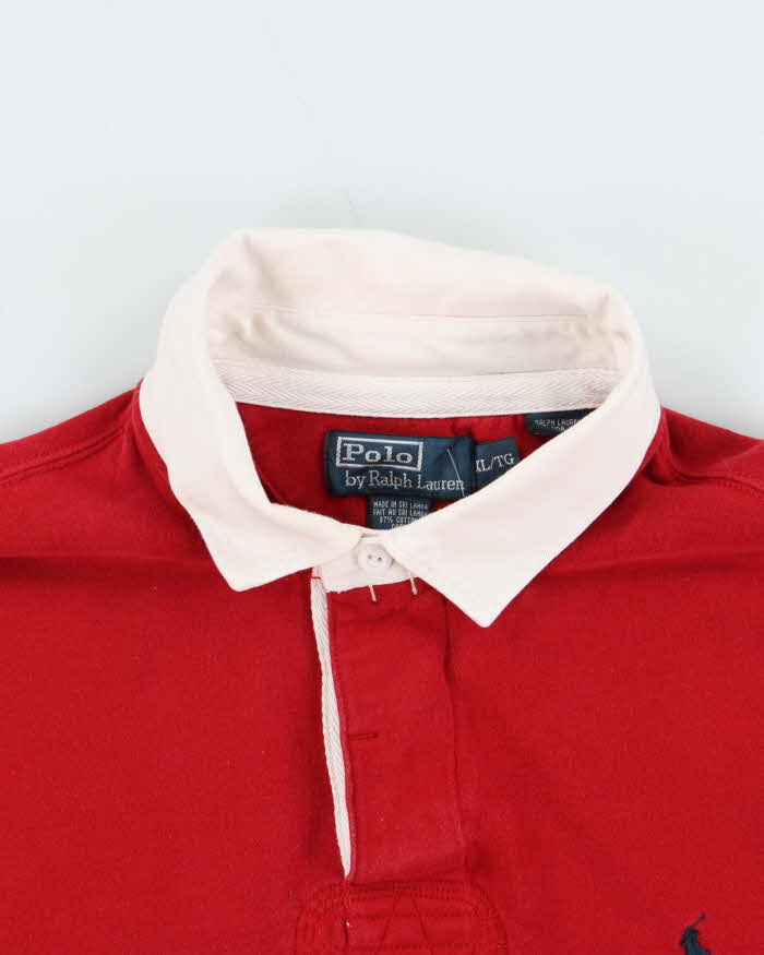 Vintage Y2K 00s Polo Ralph Lauren Rugby Shirt - XL
