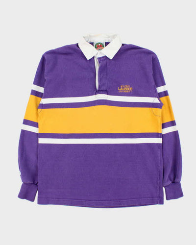 Vintage 1990s Barbarian Rugby Wear Purple Rugby Shirt - M
