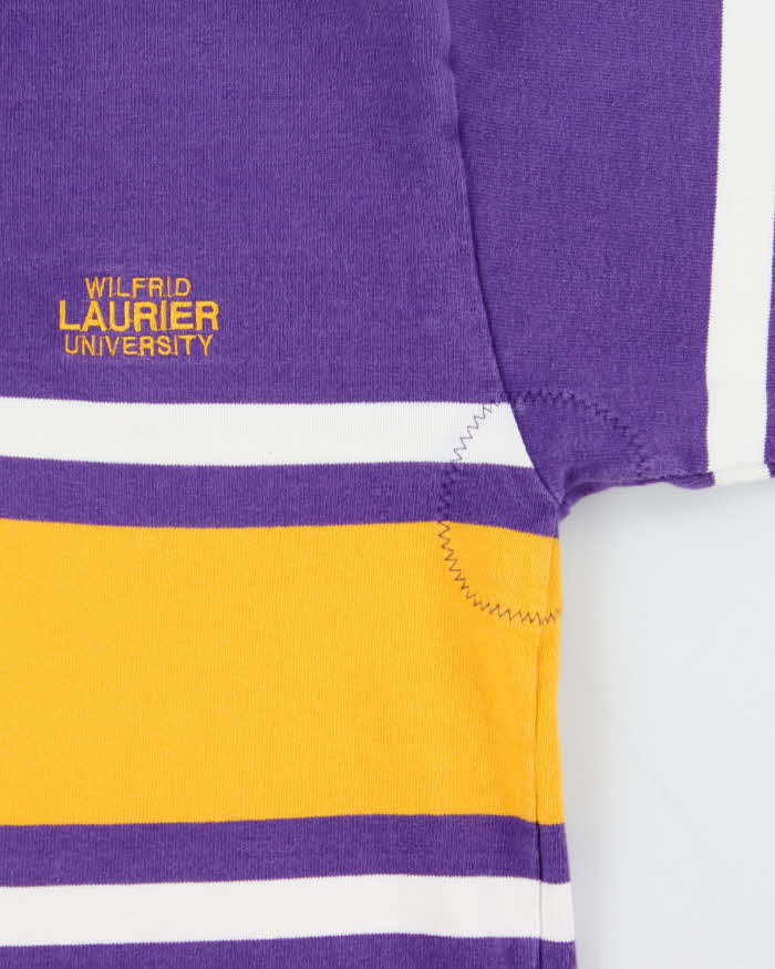 Vintage 1990s Barbarian Rugby Wear Purple Rugby Shirt - M