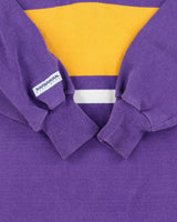 Vintage 1990s Barbarian Rugby Wear Purple Rugby Shirt - M