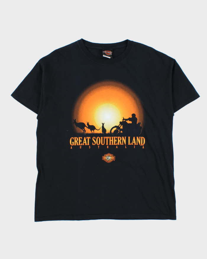 Vintage 00s Harley Davidson Australia Crewneck T-Shirt - L