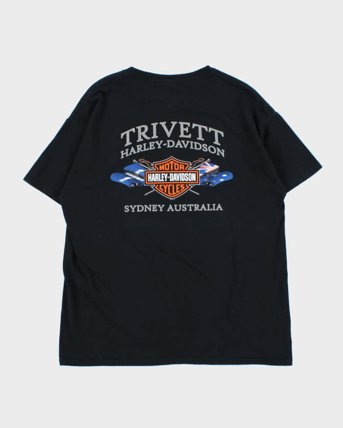 Vintage 00s Harley Davidson Australia Crewneck T-Shirt - L