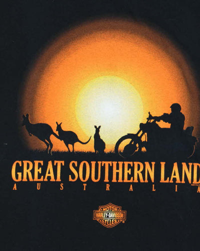 Vintage 00s Harley Davidson Australia Crewneck T-Shirt - L