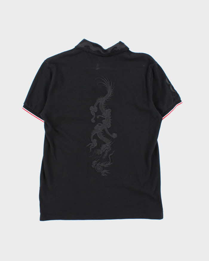 Vintage Polo Ralph Lauren Large Pony Dragon Embroidered Polo Shirt - M