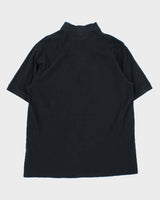 Vintage 00s Burberry Nova Check Trim Short Sleeve Polo Shirt - L