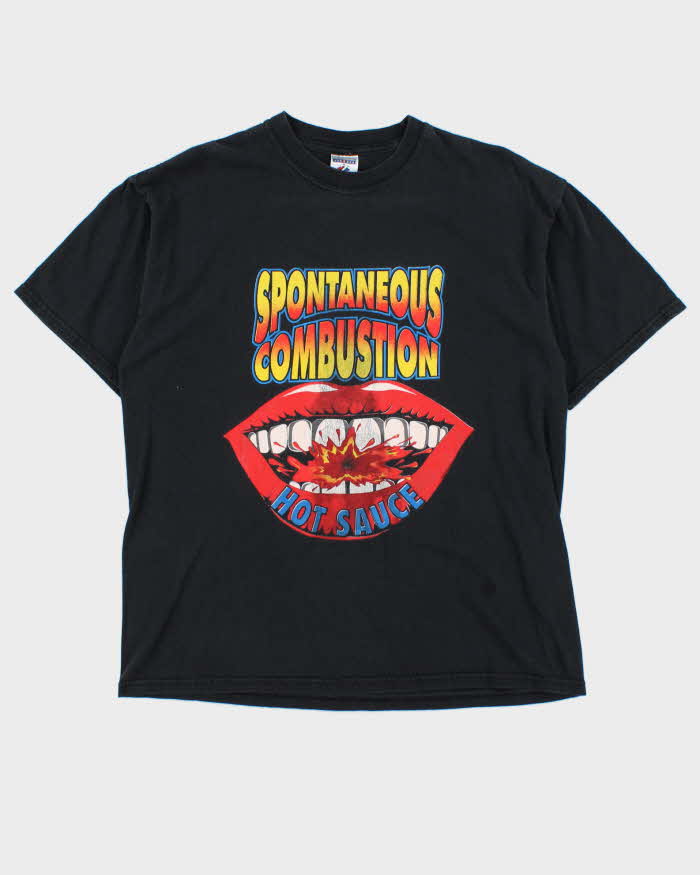 Vintage 1990s Jerzees Heavyweight cotton Graphic T-Shirt - L