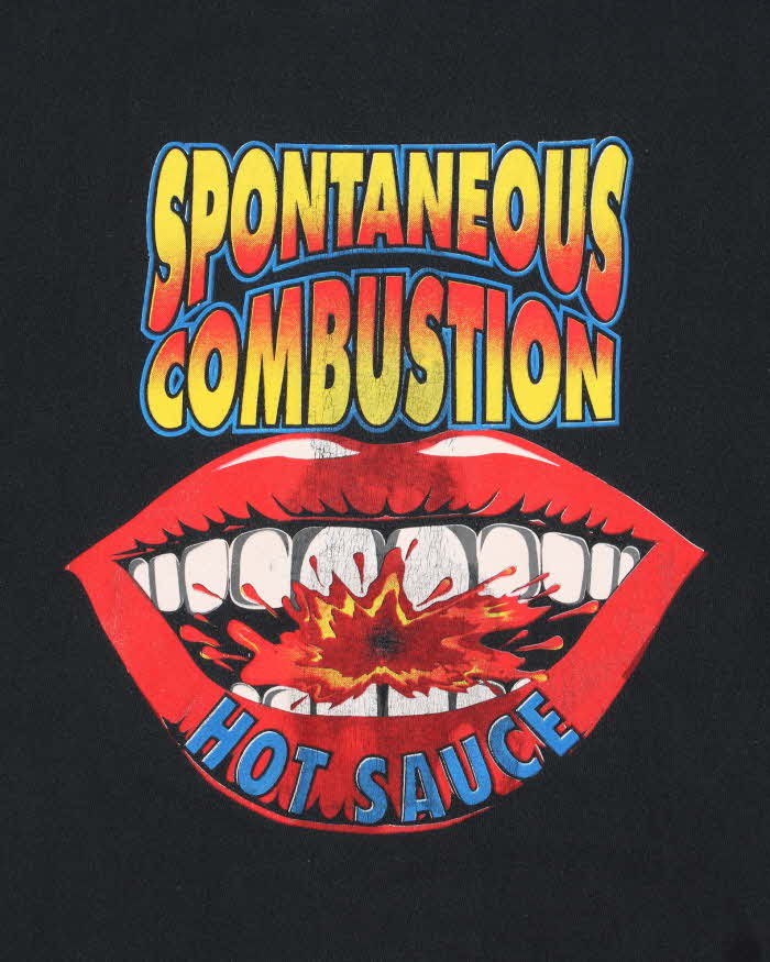 Vintage 1990s Jerzees Heavyweight cotton Graphic T-Shirt - L