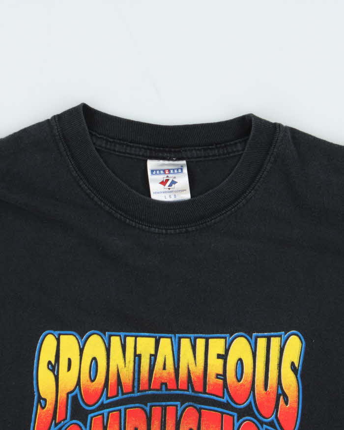 Vintage 1990s Jerzees Heavyweight cotton Graphic T-Shirt - L