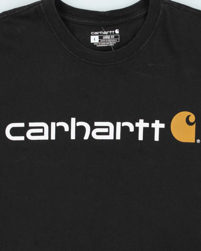 Vintage Carhartt Spell Out Logo Heavy Loose Fit T-Shirt - L
