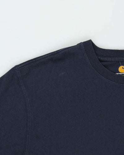 Vintage Carhartt Navy Pocket Relaxed Fit T-Shirt - L