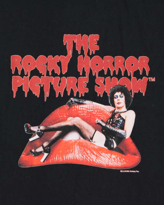 The Rocky Horror Show Black Graphic T-Shirt - L