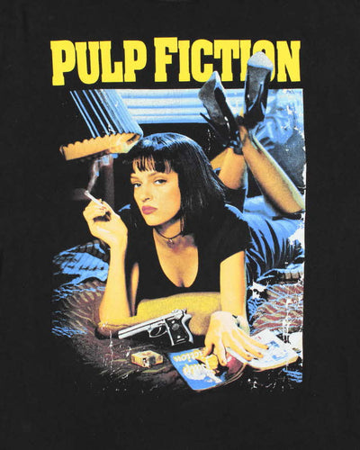 Pulp Fiction Black Graphic Short Sleeve T-Shirt - L