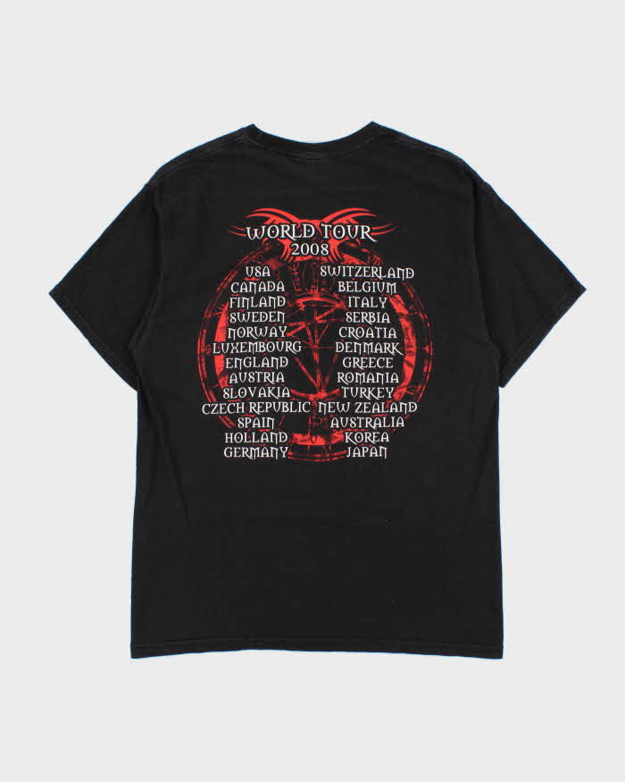 Vintage 2008 Judas Priest Nostradamus World Tour Hanes Heavyweight T-Shirt - M