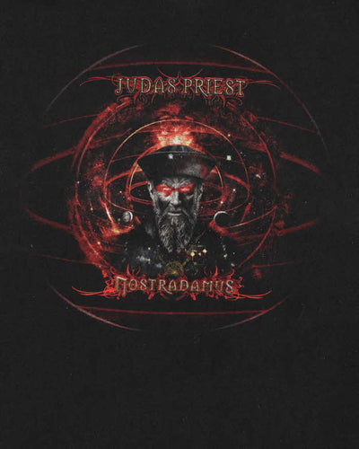 Vintage 2008 Judas Priest Nostradamus World Tour Hanes Heavyweight T-Shirt - M