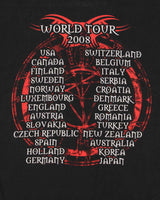 Vintage 2008 Judas Priest Nostradamus World Tour Hanes Heavyweight T-Shirt - M