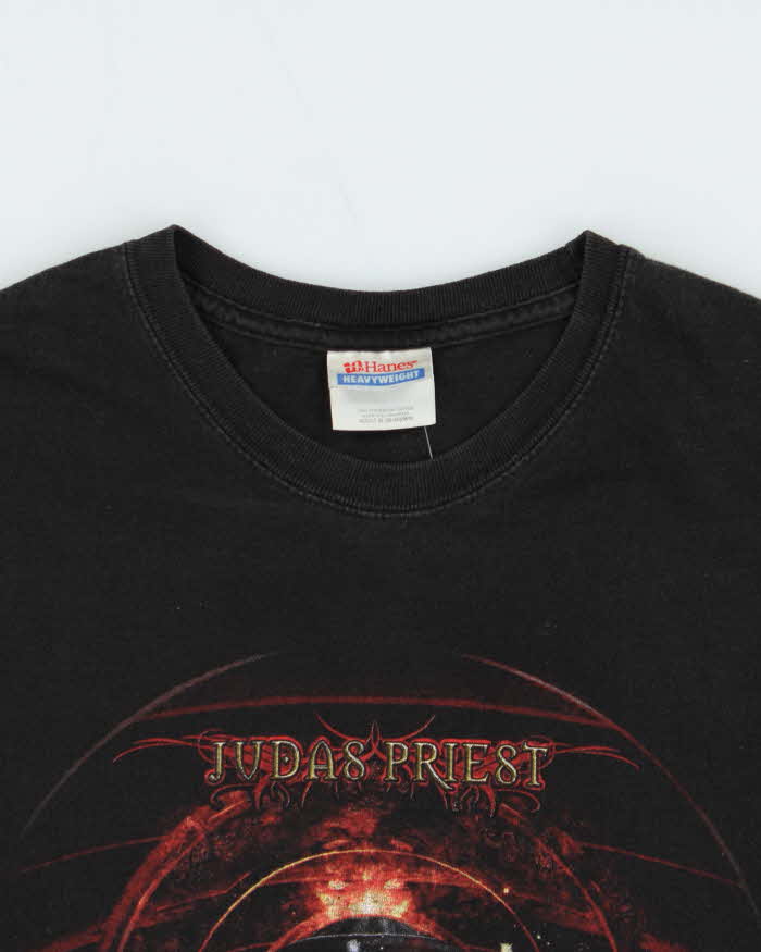 Vintage 2008 Judas Priest Nostradamus World Tour Hanes Heavyweight T-Shirt - M