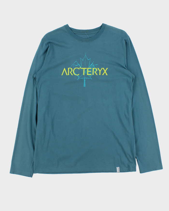 Arc'teryx Arc'Word Teal Long Sleeve Sample T-Shirt - M