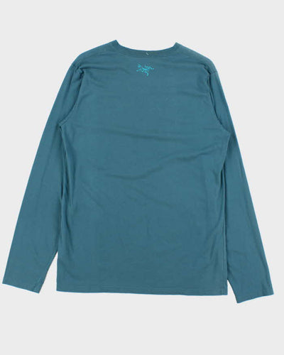 Arc'teryx Arc'Word Teal Long Sleeve Sample T-Shirt - M