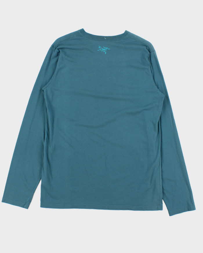 Arc'teryx Arc'Word Teal Long Sleeve Sample T-Shirt - M