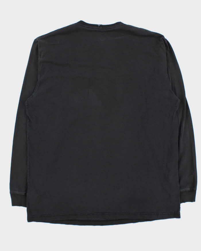 Vintage 00s Carhartt Faded Black Original Fit Pocket Long Sleeve T-Shirt - L