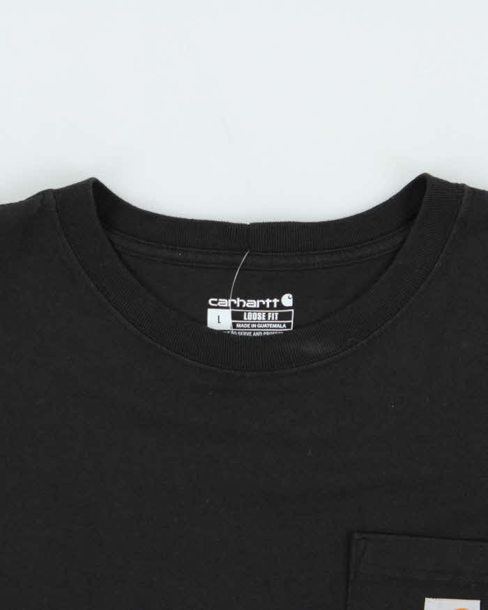 Vintage Carhartt Long Sleeve Loose Fit Pocket T-Shirt - L
