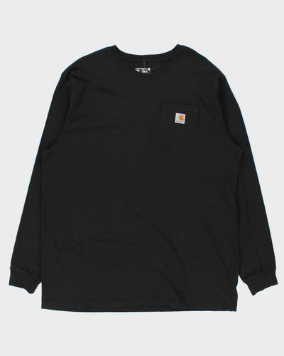 Vintage Carhartt Loose Fit Long Sleeve Pocket T-Shirt - XL