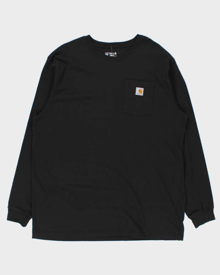 Vintage Carhartt Loose Fit Long Sleeve Pocket T-Shirt - XL