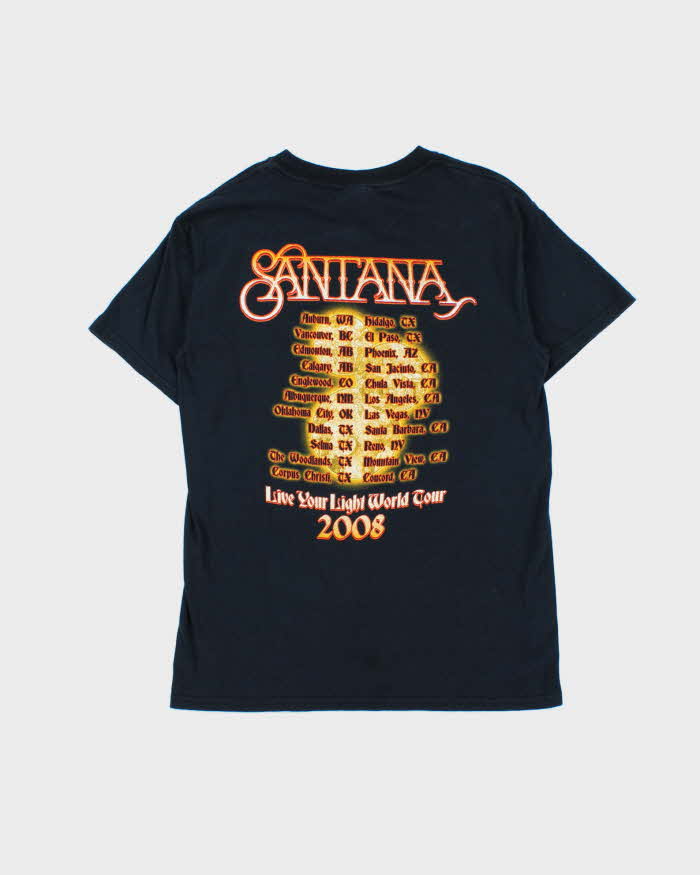 Vintage 2008 Santana World Tour T-Shirt - S