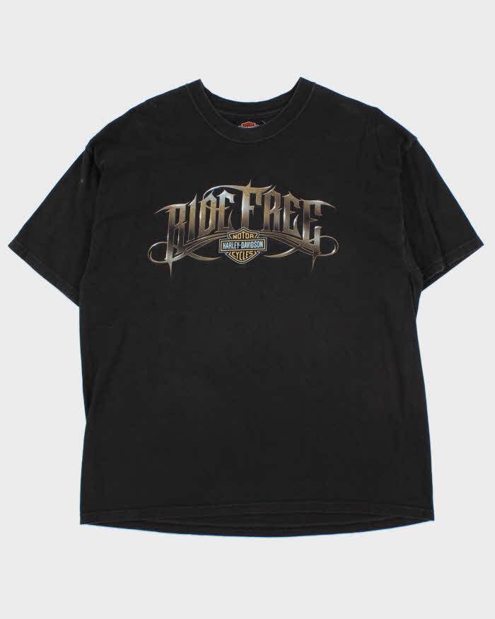 Vintage 2005 Hanes Beefy Harley Davidson Ride Free Arizona T-Shirt - XL