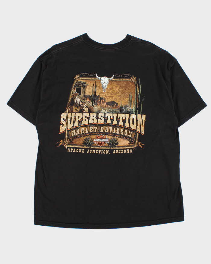 Vintage 2005 Hanes Beefy Harley Davidson Ride Free Arizona T-Shirt - XL