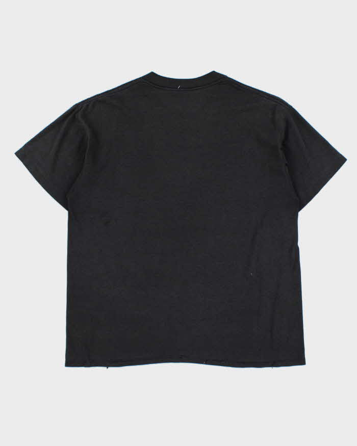 Vintage 1980s Harley Davidson Eagle Faded Black T-Shirt - M